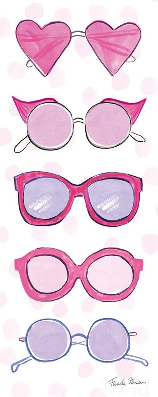 Think Pink V Poster Print by Farida Zaman - Item # VARPDX39721